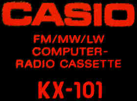 CASIO KX-101 - FM/MW/LW computer radio cassette