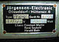 Jrgensen-Electronic, Type: V/C  Gert Nr. Y49