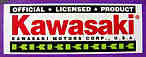KAWASAKI motors company - official licensed product