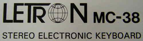 Letron MC-38 - stereo electronic keyboard