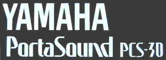 YAMAHA PortaSound PCS-30
